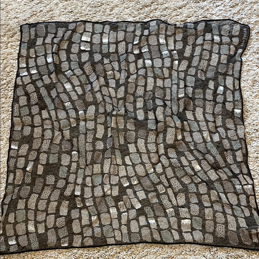 Ann Taylor Black and Silver Scarf